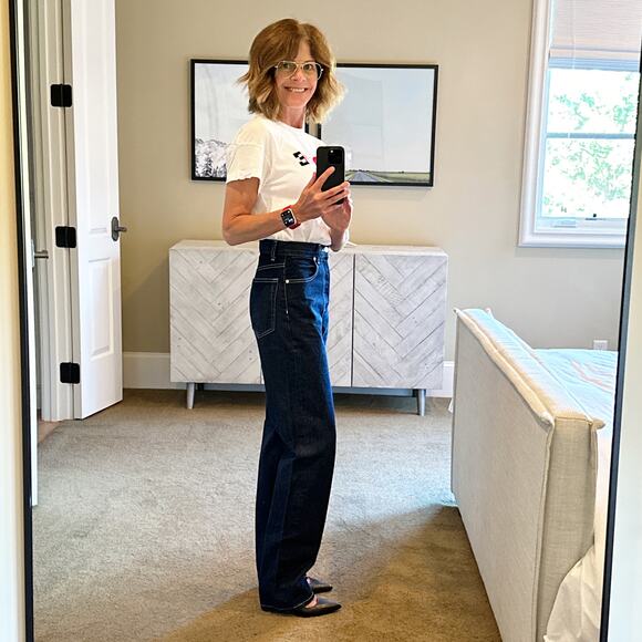 EB DENIM High Rise Straight in Midnight 24 - Picture 10 of 12